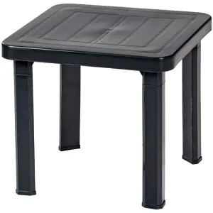 Table Andorra 47 X 47 Cm Polypropylène - Anthracite