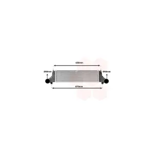 VAN WEZEL Intercooler, échangeur pour BMW: X5 (Ref: 06004576)
