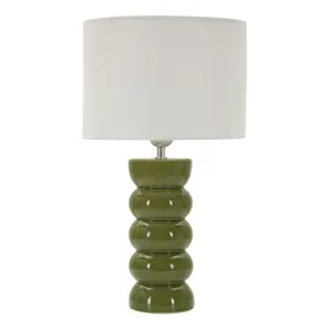 Lampe De Table Torr Verte Cm Ø 25x46