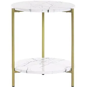 Table D'appoint Reva Marbre Blanc