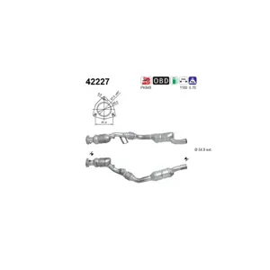 AS Catalyseur pour AUDI: A4 (Ref: 42227)