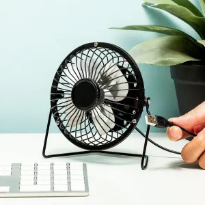 Mini ventilateur USB noir