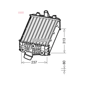 DENSO DIT28001 Intercooler