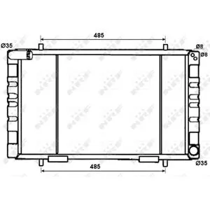 Radiateur Nrf 53070