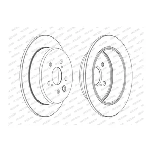 FERODO Disques de frein pour LEXUS: IS (Ref: DDF1815C)