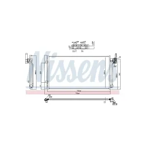 NISSENS 941287 Condenseur, climatisation