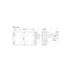 Système De Chauffage Nrf 58035 Audi