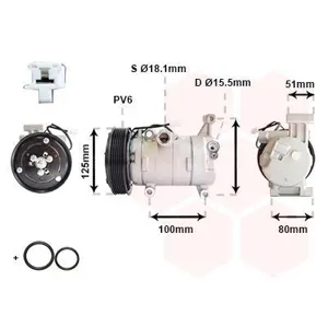 VAN WEZEL Compresseur, climatisation pour MAZDA: 3 (Ref: 2701K703)