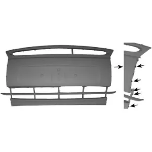 VAN WEZEL 1865574 Pare-choc