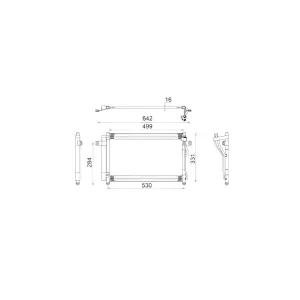 MAHLE AC 679 000S Condenseur, climatisation