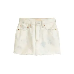 LEVI'S Jupe Icon blanche - Lavage clair