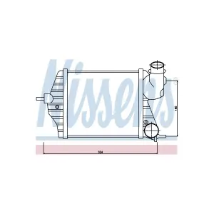 NISSENS 96653 Intercooler
