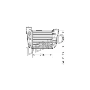 DENSO Intercooler, échangeur pour AUDI: A4 (Ref: DIT02020)