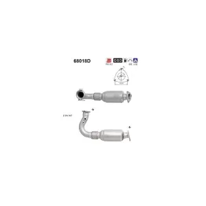 AS 68018D Catalyseur
