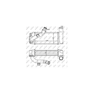 NRF B.V. Intercooler, échangeur pour TOYOTA: Corolla, Auris (Ref: 30922)