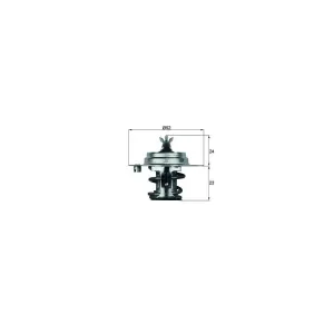 MAHLE TX 7 88D Thermostat d'eau