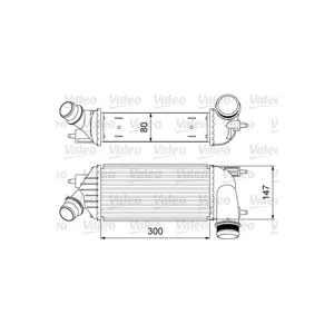 VALEO Intercooler, échangeur pour CITROËN: Jumpy, C8, Dispatch & PEUGEOT: Expert, 807 & FIAT: Scudo…