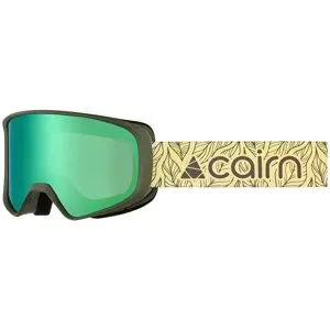 Cairn - Glide Pure Mat Lime Khaki - Masque de Ski