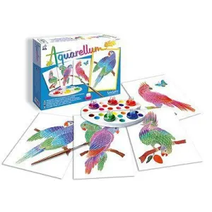 Aquarellum junior perroquets