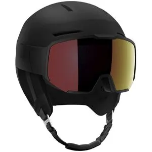 Salomon  - Osmo Pro Black Sigma Photo Poppy Red - L - Casque de ski avec visière