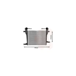 VAN WEZEL Intercooler, échangeur pour OPEL: Antara (Ref: 37014708)