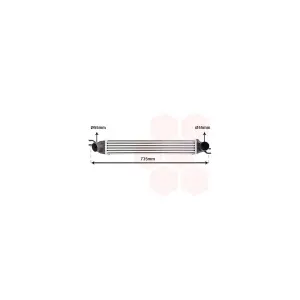 VAN WEZEL 06004340 Intercooler