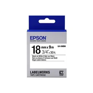 Epson LK-5WBN label-making tape