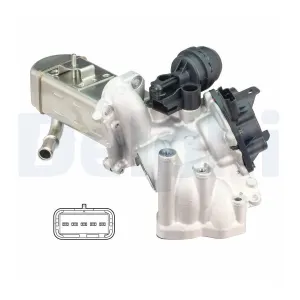 DELPHI Vanne EGR pour CITROËN: C5, Jumpy, C4 Picasso, C8, DS4, Dispatch & FORD: S-Max, Mondeo, Focu…