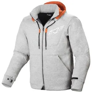 Blouson Moto Macna DISTRICT Gris clair