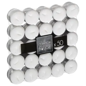 Bougies Chauffe-Plat Blanc