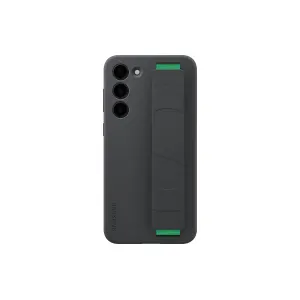 Coque S23+ Silicone avec laniere Noir