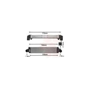 VAN WEZEL Intercooler, échangeur pour LAND ROVER: Freelander (Ref: 02004219)