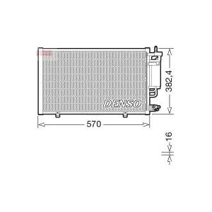 Condenseur, Climatisation Dcn10051 Denso Denso Dcn10051 Ford