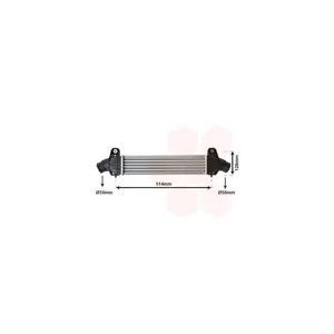 VAN WEZEL Intercooler, échangeur pour FORD: Mondeo (Ref: 18004341)