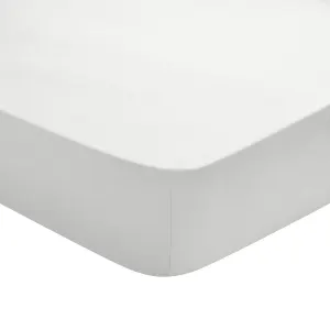 Drap housse studio coton gris perle