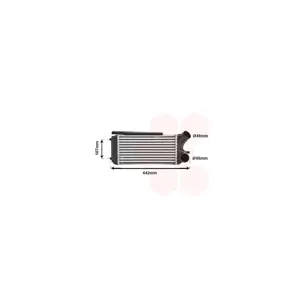 VAN WEZEL Intercooler, échangeur pour FORD: C-Max (Ref: 18004472)