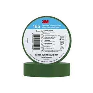 3M Temflex™ 165 165GR6E Ruban isolant Temflex™ 165 vert (L x l) 25 m x 19 mm 1 pc(s)