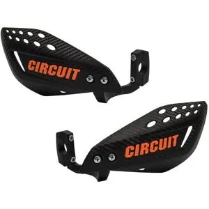 Protèges-mains Circuit Equipement VECTOR Carbone/Orange