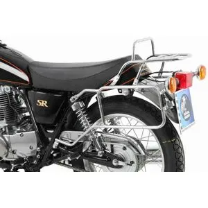 Support top case Hepco & Becker avec support de valises latérales - chrome