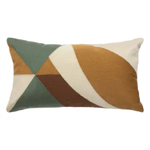 Coussin Déco Imprimé Hary 30x50cm Vert