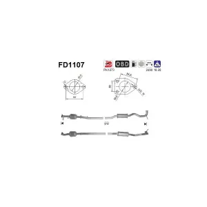 AS FD1107 Filtre à particules