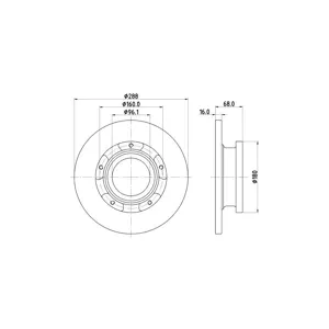 Disque De Frein Hella 8dd355120181 Ford