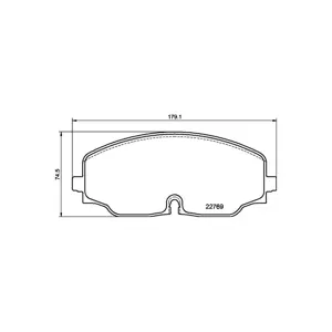 BREMBO Plaquettes de frein X4 (Ref: P 85 176)