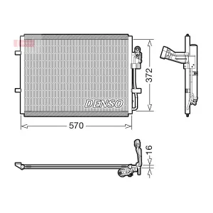 DENSO DCN44016 Condenseur, climatisation