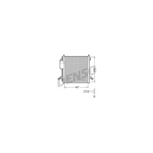 DENSO Condenseur, climatisation pour MITSUBISHI: L200 (Ref: DCN45001)