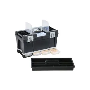 Caisse À Outils Mcplus Depot S23 Noire 33l