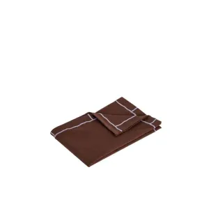 Hübsch Easypeasy Torchon Marron/violet