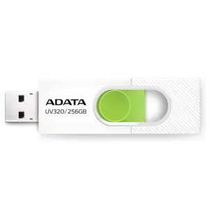 Clé USB 3.2 Adata UV320 - 256Go (Blanc/Vert)