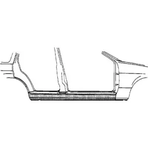 VAN WEZEL Marche-pied pour OPEL: Vectra (Ref: 3766104)
