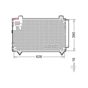 DENSO DCN50044 Condenseur, climatisation